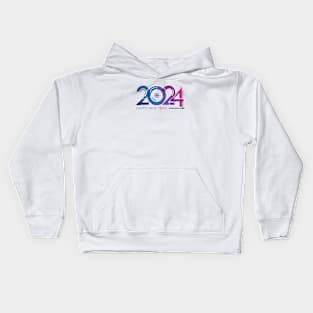 Happy new 2024 year Kids Hoodie